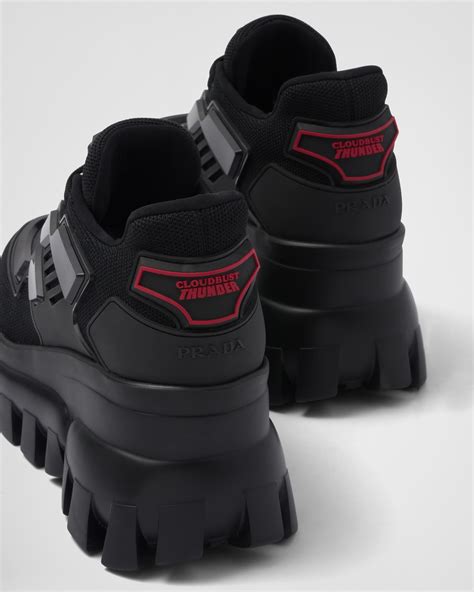 prada cloudbust senza velcro|prada cloudbust thunder black.